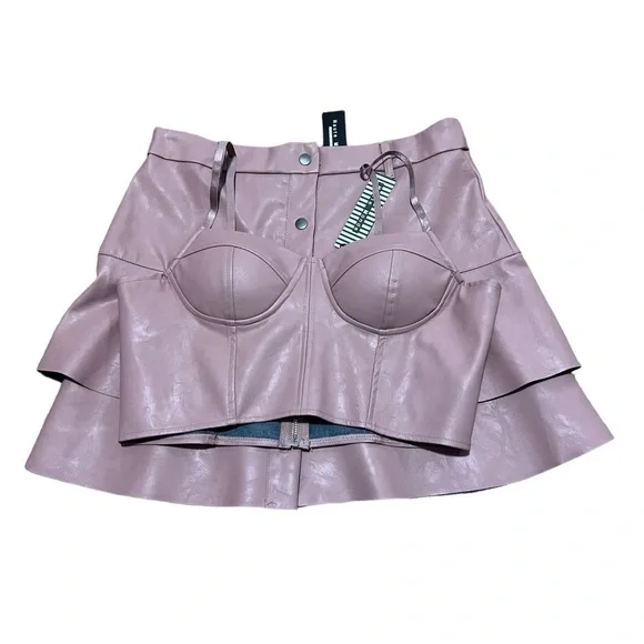 Haute Monde pleather set L - Picture 8 of 8